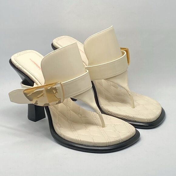 Burberry 100mm Bay leather mules size 36 - Picture 7 of 15